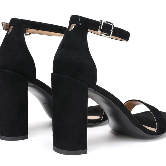 Swede chunky heels sandals - Picture 2 of 5